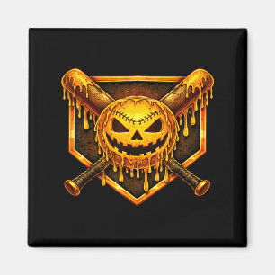 Imán Goteo de béisbol calabaza fantasmal espeluznante H