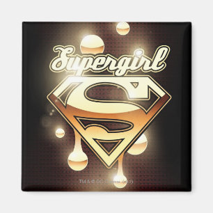 Imán Goteos del oro de Supergirl