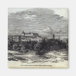 Imán Gotha, grabado por W.J. Linton