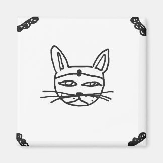 Imán Gothic cat magnet