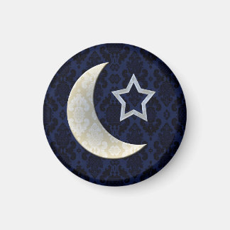 Imán Gótico Crescent Moon Damask