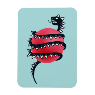 Imán Gótico de serpiente Dragon