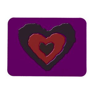 Imán Gótico Melting Love Heart Magnet