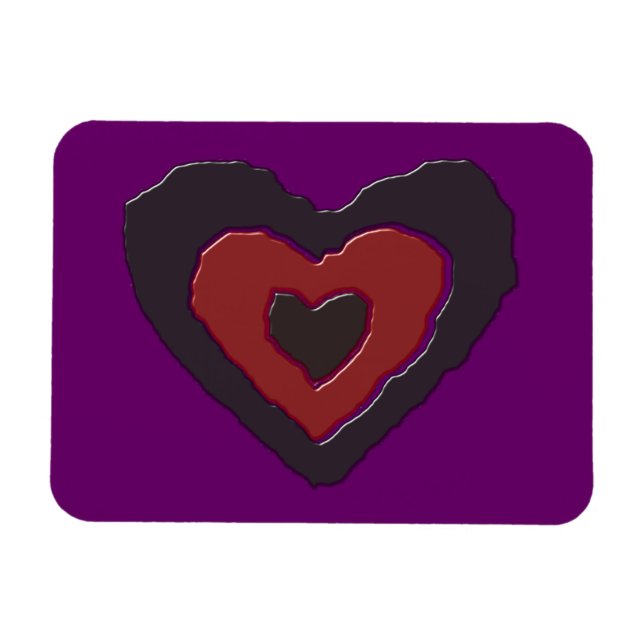 Imán Gótico Melting Love Heart Magnet (Horizontal)