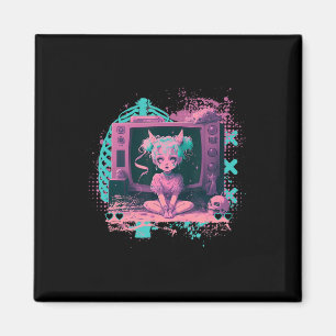 Imán Gótico Pastel Kawaii Creepy Cute Menhera Sad Anime