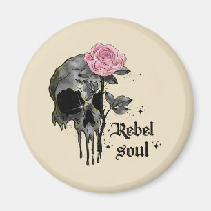 Imán Gótico Skull Rebel Soul