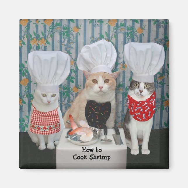 Imán Gourmet Chef Cats/Kitts (Frente)