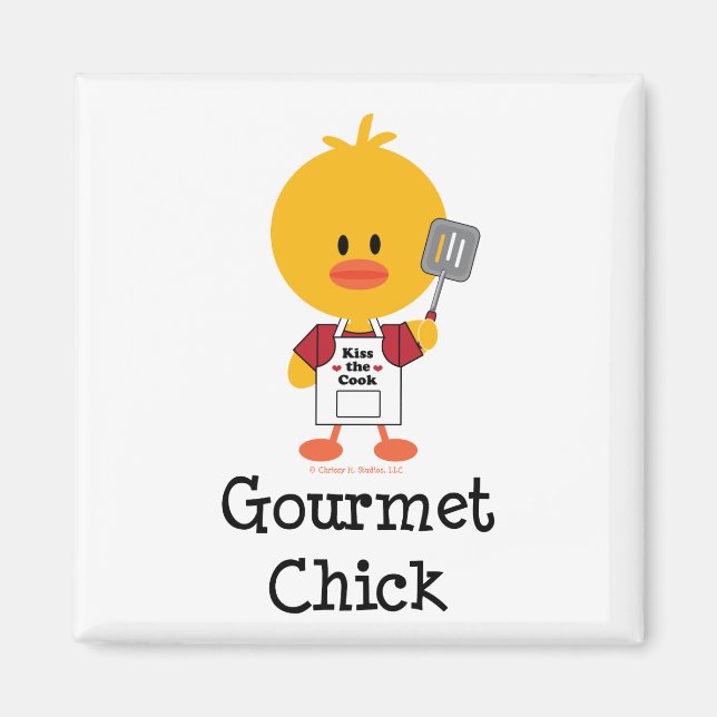 Imán Gourmet Chick Magnet (Frente)