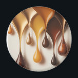 Imán Gouttes Dorées - Art Liquide Luxe - Magnet<br><div class="desc">Liquid gold meets modern art. These stunning golden drips in rich caramel, amber and chocolate tones bring warmth, elegance and a touch of luxury to any space. A bold yet sophisticated design for those who appreciate beauty in its most fluid form. Perfect for your home, your office, or as a...</div>