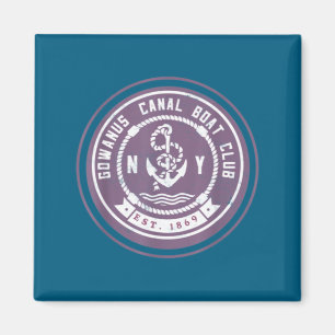 Imán Gowanus C Boat Club Divertido Brooklyn Nueva York