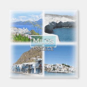 Imán GR0112 Europa, Grecia, Milos, nevera