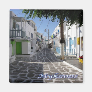 Imán GR116 MYKONOS, Chora. Grecia, Fridge