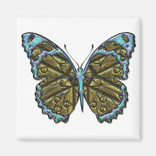 Imán grabado de la mariposa 3