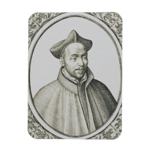 Imán Grabado de San Ignacio de Loyola Arte Antiguo