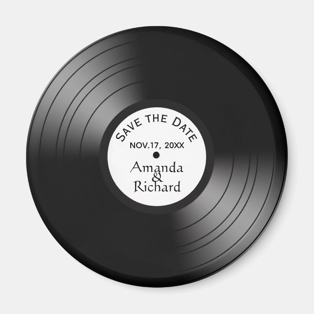 Imán Grabar álbum Nombre de canción Fecha Boda / Aniver (Frente)