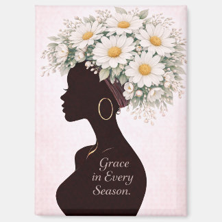 Imán Grace in Every Season Inspirational Magnet 