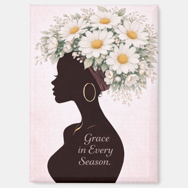 Imán Grace in Every Season Inspirational Magnet  (Anverso)