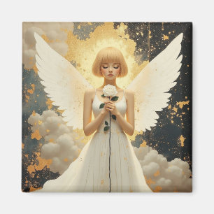 Imán Gracia Celestial   Ángel Hermoso y Rosa 