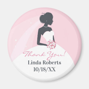 Imán Gracias a Bridal Shower Favor Magnet