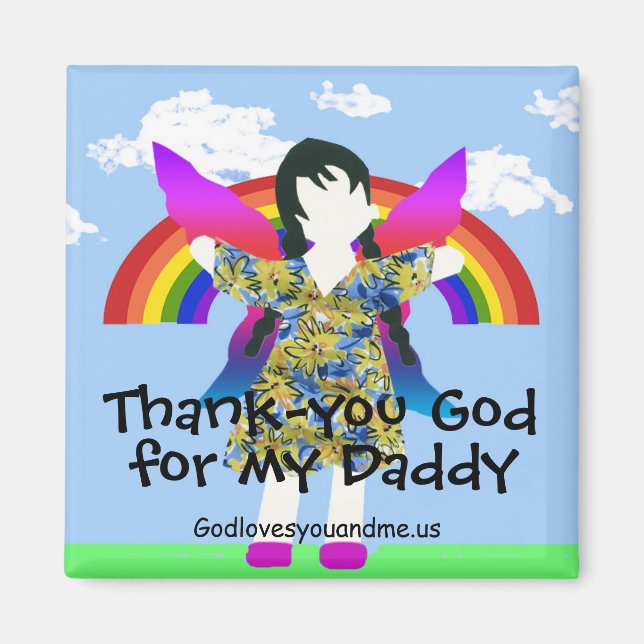 Imán Gracias a Dios por mi papá (Frente)