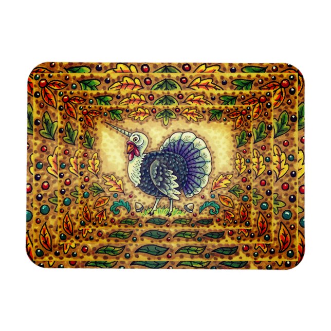 IMÁN GRACIAS A TURQUÍA UNICORN, FANTASÍA BLANCA (Horizontal)