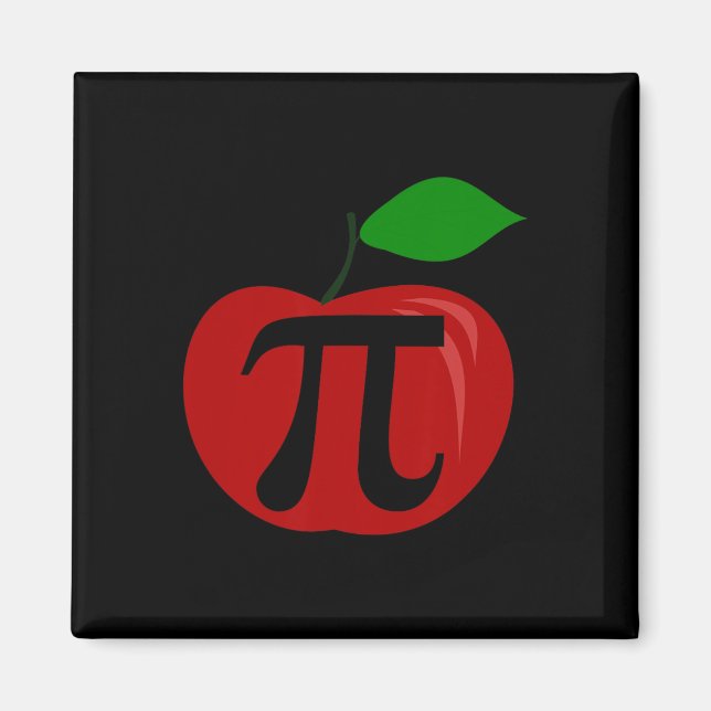 Imán Gracias Apple Pie Lover Funny Pi Day Math Tea (Frente)