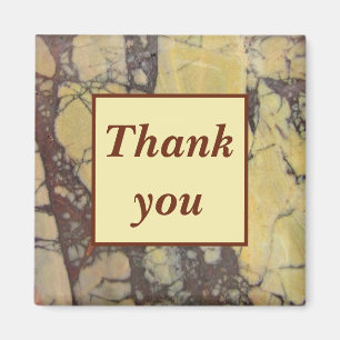 Imán Gracias Apreciación de Marble Agate Gemstone
