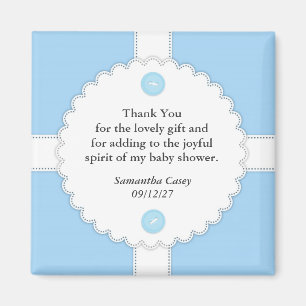 Imán Gracias Baby Shower Dantel Magnet