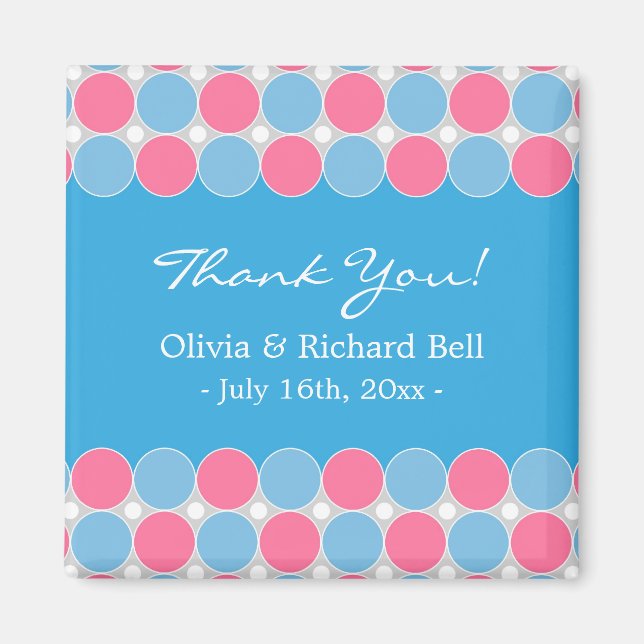 Imán Gracias Baby Shower Magnet (Frente)