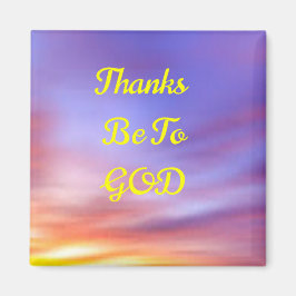 Imán Gracias Be a DIOS Magnet