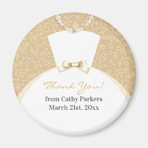 Imán Gracias Bridal Shower Magnet