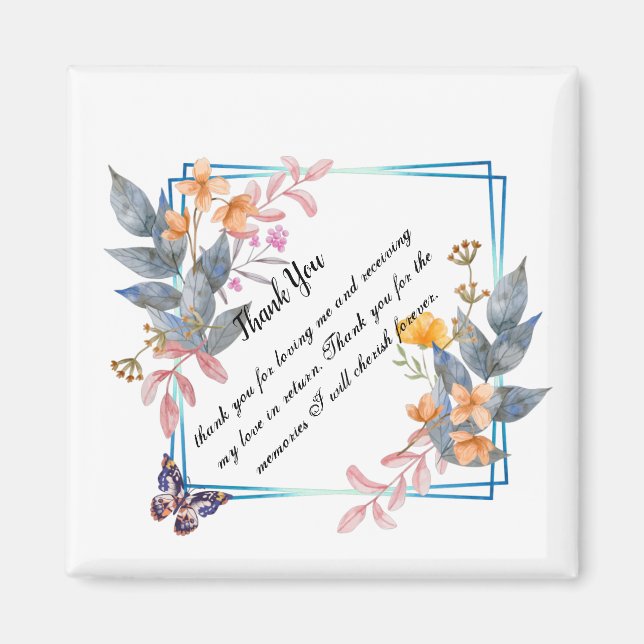 Imán Gracias Diseño (Frente)