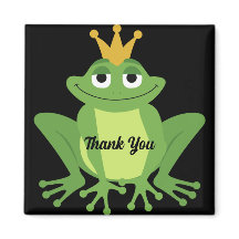 Gracias editable - Rana con corona