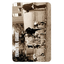 Imán Gracias Entrenador. Magnet de regalo de foto de de