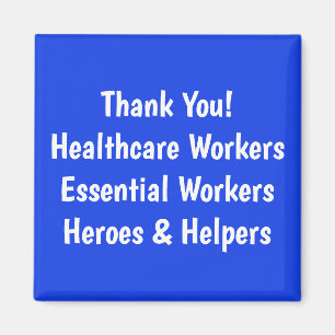 Imán Gracias!  Esencial para trabajadores sanitarios