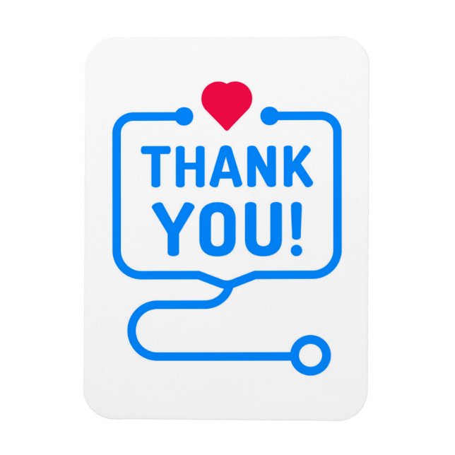 Imán Gracias | Estetioscopio cardíaco (Vertical)