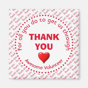 Imán GRACIAS Fabuloso Voluntario