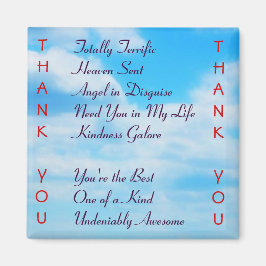 Imán Gracias Fridge Magnet