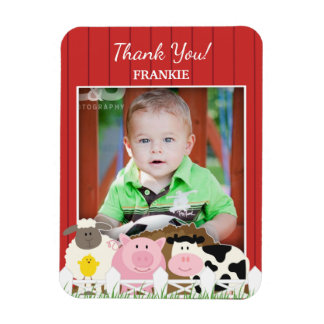 Imán Gracias Granja fotográfica 3x4 pulgadas Magnet Pre