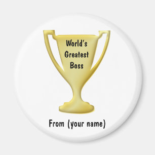 Imán Gracias Jefe Gift Manget