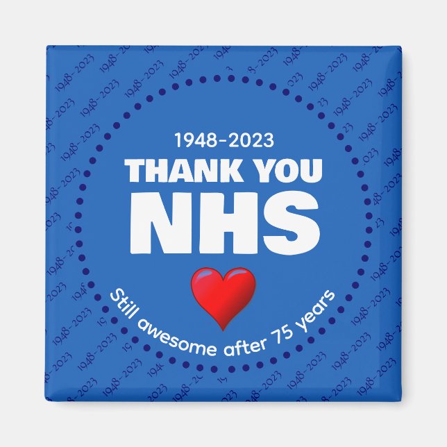 Imán GRACIAS NHS 75 Años (Frente)