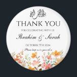 Imán Gracias, nikah musulmán, favor de la floral<br><div class="desc">Gracias,  nikah musulman,  favorece la boda con un imán floral</div>