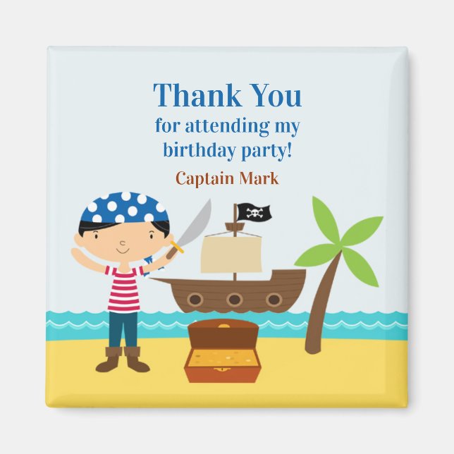 Imán Gracias Pirate Magnet (Frente)