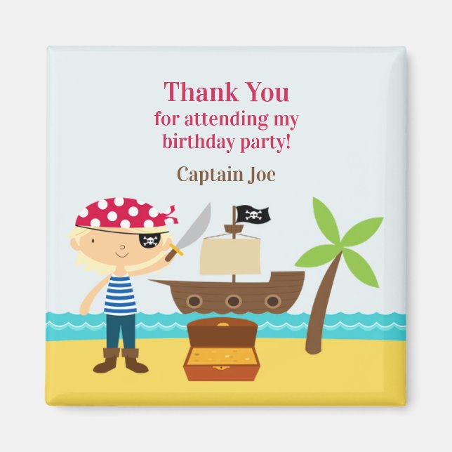 Imán Gracias Pirate Magnet (Frente)