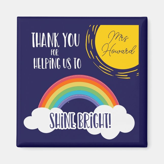 Imán gracias por ayudarnos a brillar (Frente)