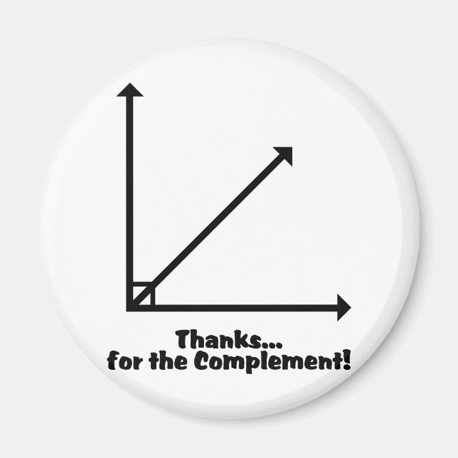 Imán gracias por el complemento (Frente)