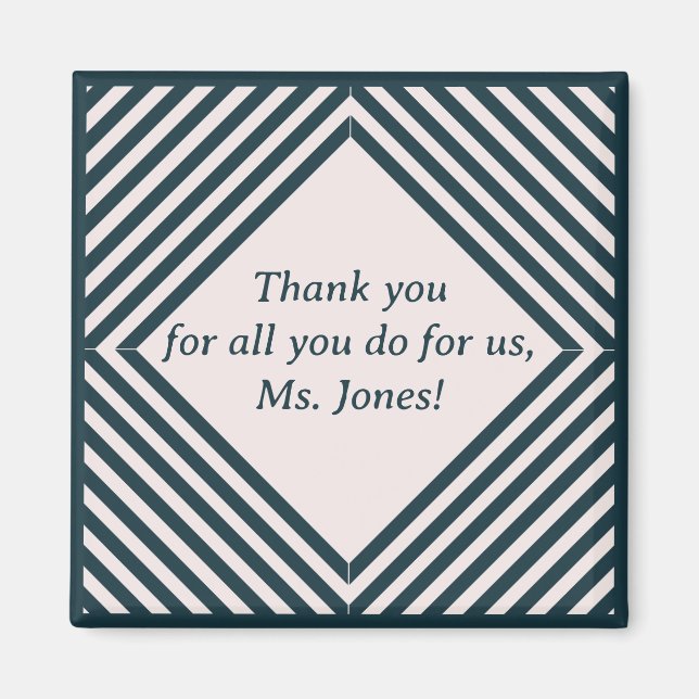 Imán Gracias por el profesor (Frente)