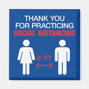 Imán Gracias Por Practicar La Distancia Social