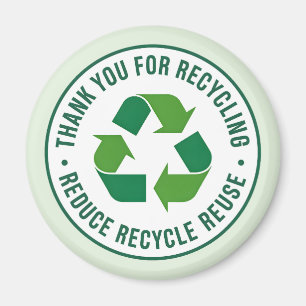 Imán Gracias por Reciclar