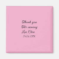 gracias por venir agregar nombre mensaje de texto 